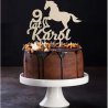 Topper na tort z koniem - sklejka
