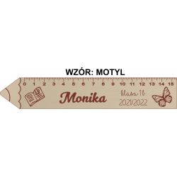 Linijka z imieniem i dedykacją