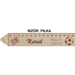 Linijka z imieniem i dedykacją