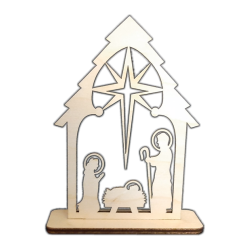 Szopka Bożonarodzeniowa płaska