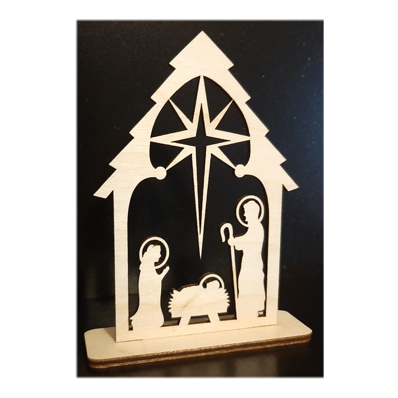 Szopka Bożonarodzeniowa płaska