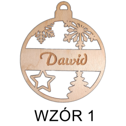 Bombka z grawerowanym imieniem