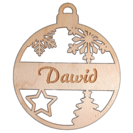 Bombka z grawerowanym imieniem