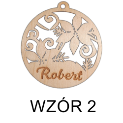 Bombka z grawerowanym imieniem