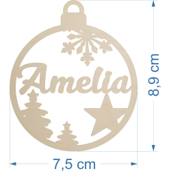 Bombka z ciętym imieniem