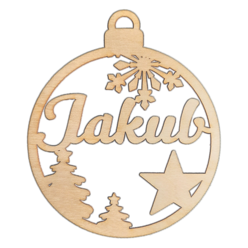 Bombka z ciętym imieniem