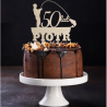 Topper na tort dla wędkarza - sklejka