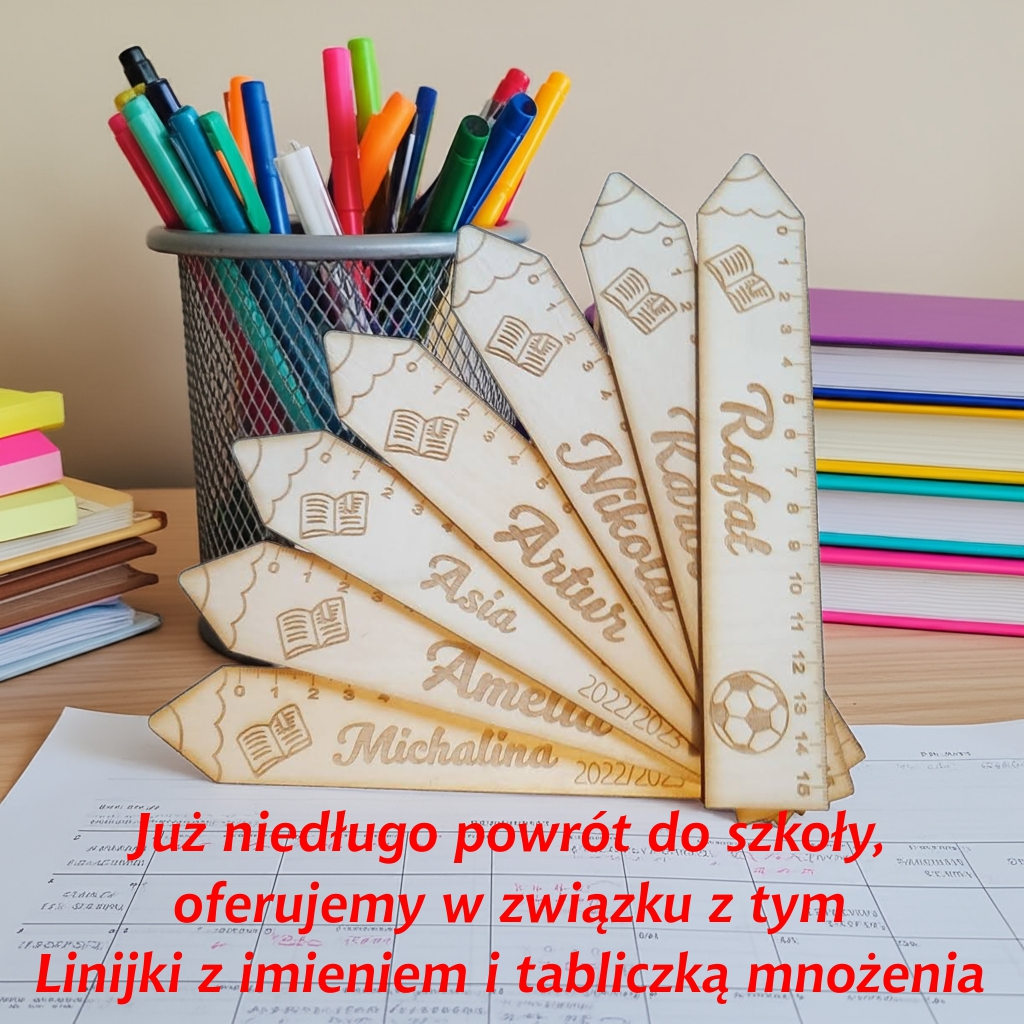 Ostella wracamy do szkoły linijka